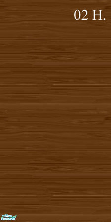 Sims 2 — Modern Wood Set - Wall02 Horizontal by ayyuff — 