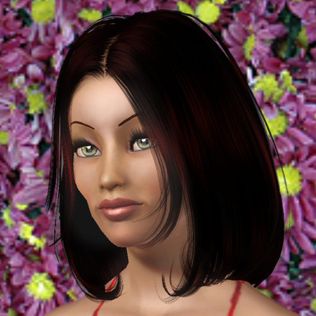 Sims 3 — Karry Noble by Tyty30 — Hair and eyes by Peggy, pyjama by Lianasims -- Formal Shoes Balmain's ss09 sandals :