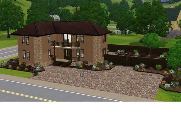 Sims 3 — Kippers - 4br, 2.5ba by Flexina — A familyhome for the big family, It has a kitchen, diningroom, office