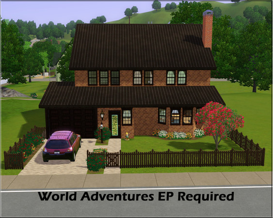 Sims 3 — The Barrowbrooke by elanorbreton — This English family home has four bedrooms, two and a half bathrooms,
