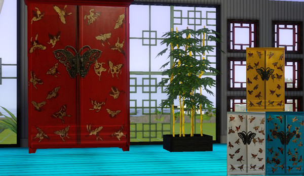 Sims 3 — BUTTERFLY DRESSER by abuk0 — BUTTERFLY DRESSER
