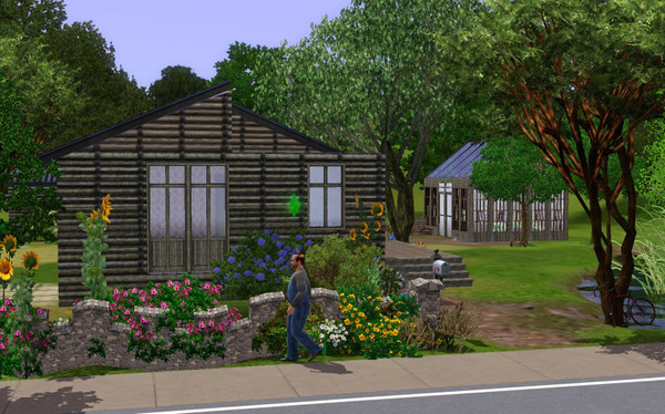 Sims 3 — Dinkel by francien — Fixxer up for sale for those sims who like to transformate this old empty house to a