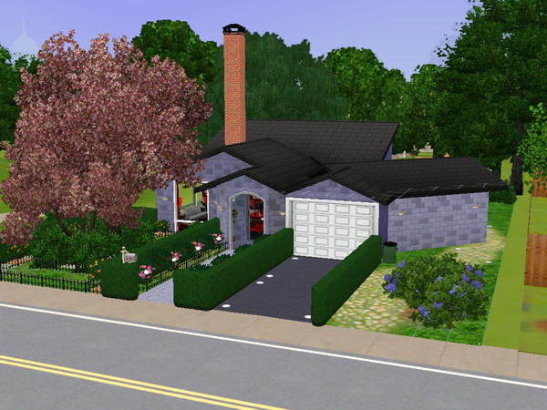 Sims 3 — Studio-1 by zyaina — A studio Home..no walls,just lots of space with open layout..and garage..ideal for single