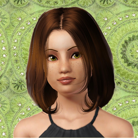 Sims 3 — Cheryl (Teen) by Tyty30 — Hair by Peggy -- Hello Kitty sportwear TSR --
