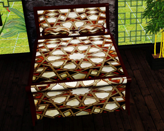 Sims 3 — MOTHER OF PEARL BED 2 by abuk0 — MOTHER OF PEARL BED 2