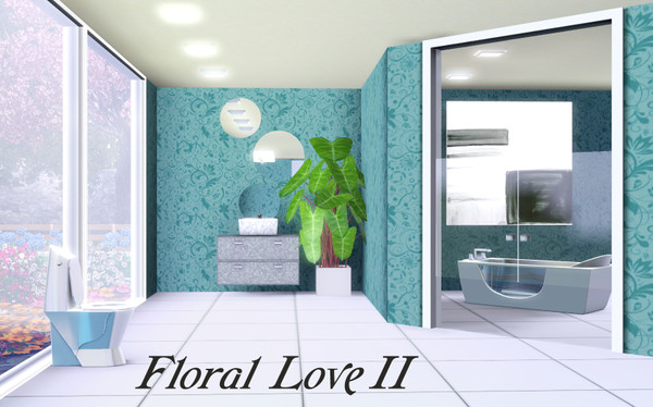 Sims 3 — Floral Love II by TSR Archive — Pattern made by Pralinesims for TSR