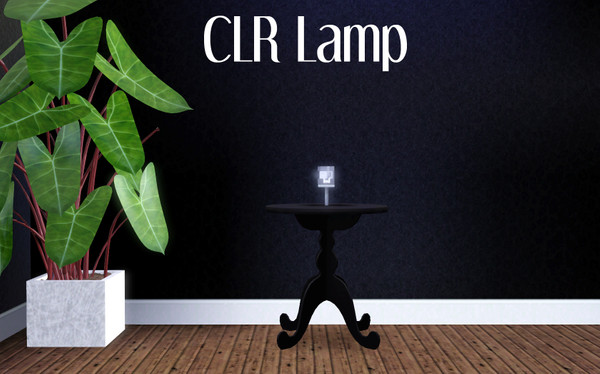Sims 3 — Comfort Living Room Lamp by TSR Archive — By Pralinesims for TSR (2010)