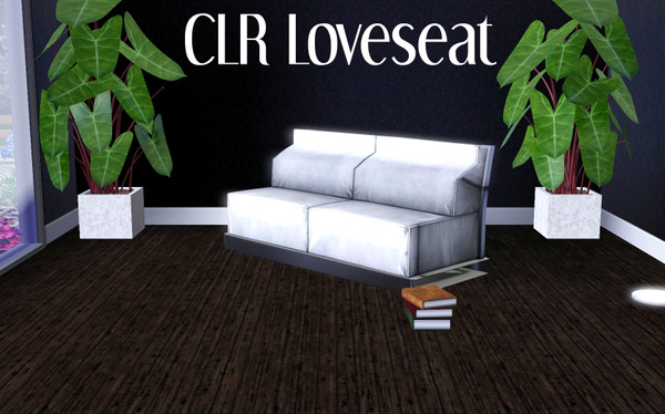 Sims 3 — Comfort Living Room Loveseat by TSR Archive — By Pralinesims for TSR (2010)