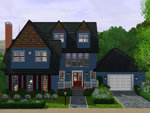 Sims 3 — Coastal Executive Home by Kricketz — Cute as a button, beautiful and fully furnished tri-level executive home. 3
