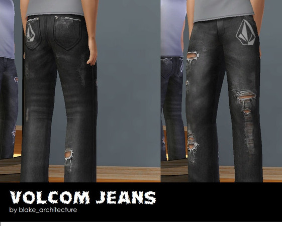 Sims 3 — Volcom Jeans by blake_architecture — Volcom Jeans