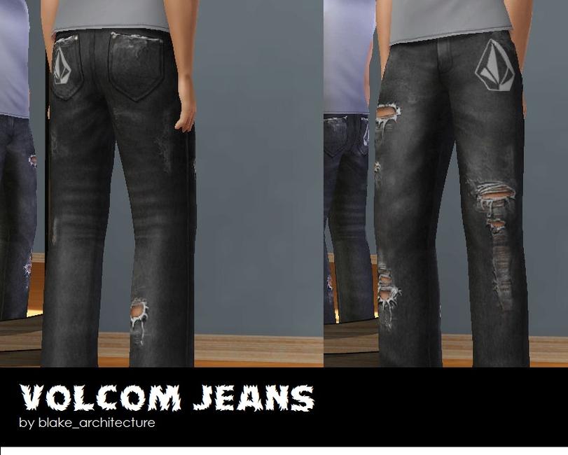 The Sims Resource - Volcom Jeans