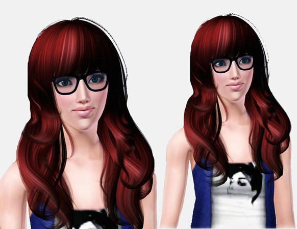 Sims 3 — Alecsia by foxysims — Hope you'll like it. ENJOY *Hair by Cazy. Lipstick, Eyes by LemonLeaf. Skin by