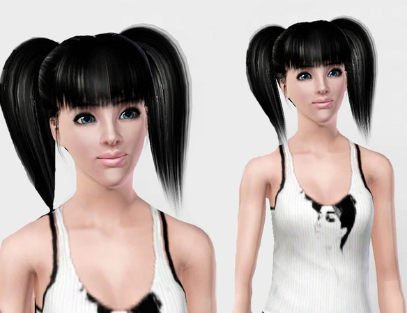 Sims 3 — Sabrina by foxysims — Hope you'll like it. ENJOY *Hair by Rose. Lipstick and eyes by LemonLeaf. Skin by
