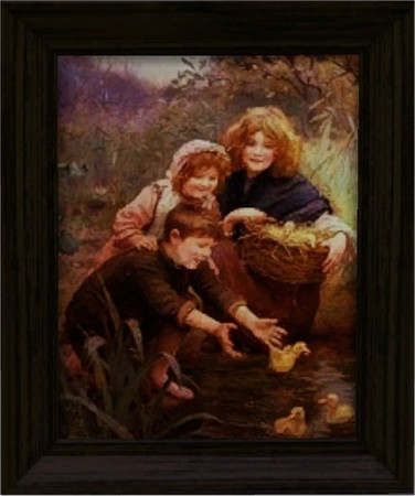 Sims 3 — Learning to Swim by keilorr — Arthur John Elsley's 'Learning To Swim'