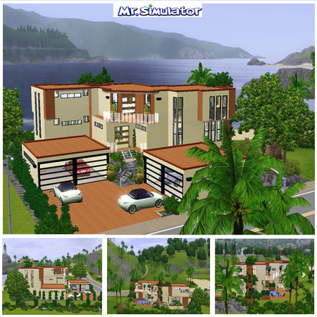 Sims 3 — Orange Grove by mrsimulator — Modern architecture, double story wit outstanding garden and fully furnished