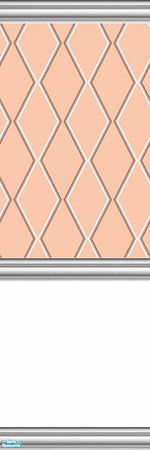 Sims 2 — Diamond Wall Tile - Orange by shadow66 — This is one of a set of 10 pastel coloured wall tiles with diamond