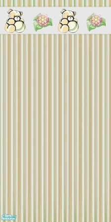 Sims 2 — Honey Nursery  - Wall  by SaeraMaples — This bright and warm set is comfortable and inviting. 