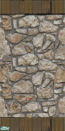 Sims 2 — grks mountain walls - Wood Centr by greeksim — Part of a set of stone and old wood walls for your mountain