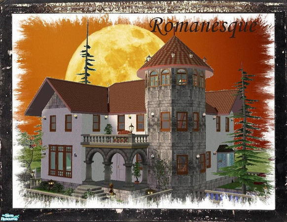Sims 2 — Romanesque by srgmls23 — A gothic house!!!