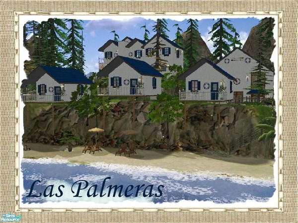 Sims 2 — Las Palmeras by srgmls23 — A beautiful beach lot hotel! Very sofisticated for your luxury sims! I hope you like