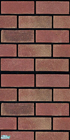 Sims 2 — Industrial Brick by sallyhails — Red