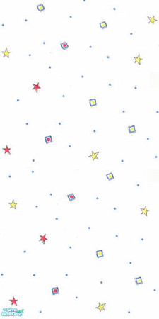 Sims 2 — Multi Stars by djhappie — Dazzling Stars brightly shining their way through any room you place this wallpaper