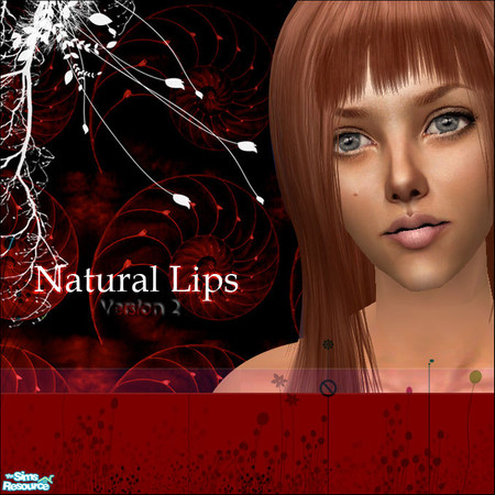 Sims 2 — Natural Lips 02 by monkey6758 — 