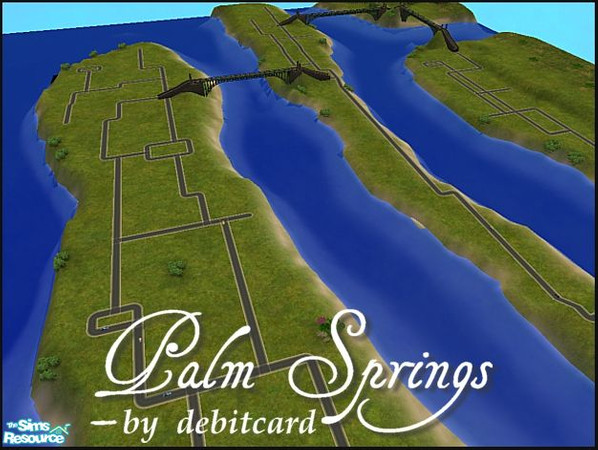 Sims 2 — Palm Springs by debitcard — Welcome to Palm Springs...The ultimate beach community for luxury mediterranean and