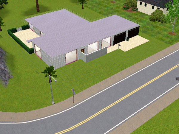 Sims 3 — Modern Home by JR2010 — A modern-style home that is literally a blank canvas for you to be creative with. No CC,