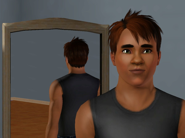 Sims 3 — Brian Thorpe by AbbieJay — Having already maxed out the athletic skill, Brian wonders if there could be someone