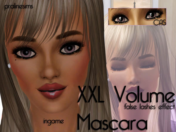 Sims 3 — Pralinesims XXL Volume Mascara by TSR Archive —  PS: My Sim-Model is Laetitia and you can download her on my