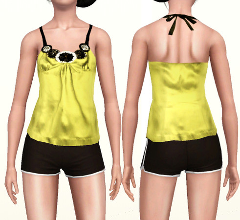 Sims 3 — Summer Joy! by Frozen and Iced — -New mesh; -Edited texture; -Overlay part (recolorable) Enjoy this in summer;)