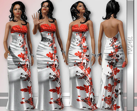 Sims 3 — Tgm-Dress-36 by TugmeL — YA Female Dress-36 This set has 1 outfits **Thank you for mesh credit -