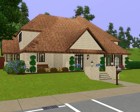 Sims 3 — Westwood II by paigemx6 — Up to 5 bedrooms and 3 bathrooms, garage and pool. There is no fourndation and room