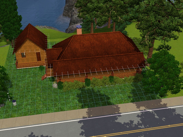 Sims 3 — Cabin Fever- Starter Home by mspassions2 — One bedroom one bathroom home built on a 25x30 lot. Surrounded by