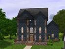 Sims 3 — The Blueberry House by Abby_12345 — Four Bedrooms, 4 Bathrooms, a Kitchen, 3 Living Space Areas, Garage, and a