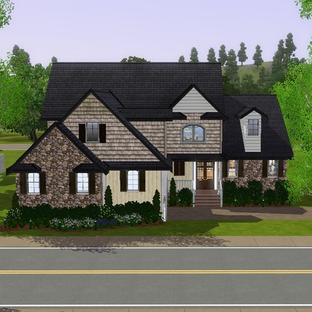 Sims 3 — Hollow Ridge by ricslady99 — This country home is comfortable and classy with an open floor plan. It has 3