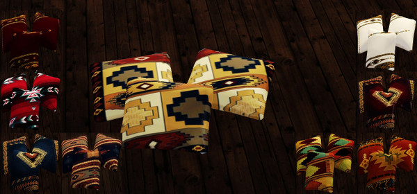 Sims 3 — WESTERN PILLOW 2 by abuk0 — WESTERN PILLOW 2