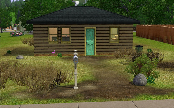Sims 3 — Sad Starter by cerrikun — This home was made for the Super Starter Challenge at TSR and comes in at exactly