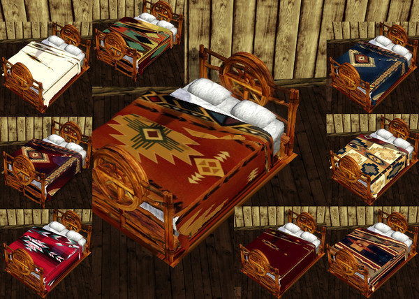 Sims 3 — WESTERN BLANKET by abuk0 — WESTERN BLANKET