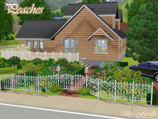 Sims 3 — Peaches by fyreflii — 