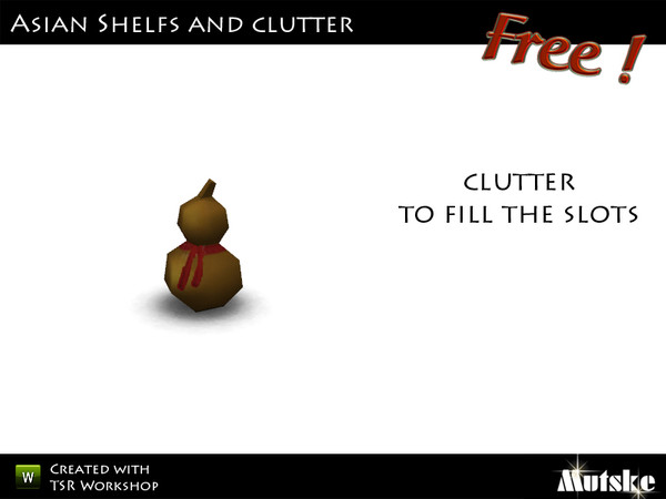 Sims 3 — Deco Clutter Sculpture by Mutske — Made by Mutske@TSR. TSRAA.