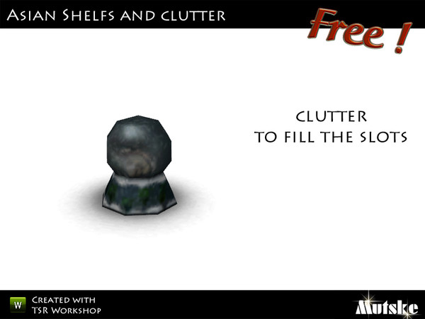 Sims 3 — Deco Clutter Bol by Mutske — Made by Mutske@TSR. TSRAA. 