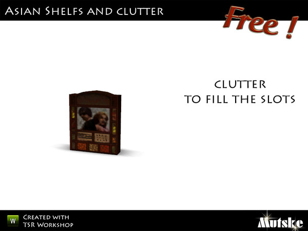Sims 3 — Deco Clutter Picture Frame by Mutske — Made by Mutske@TSR. TSRAA.