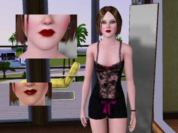 Sims 3 — lipStik-FF by greenislove — No Description