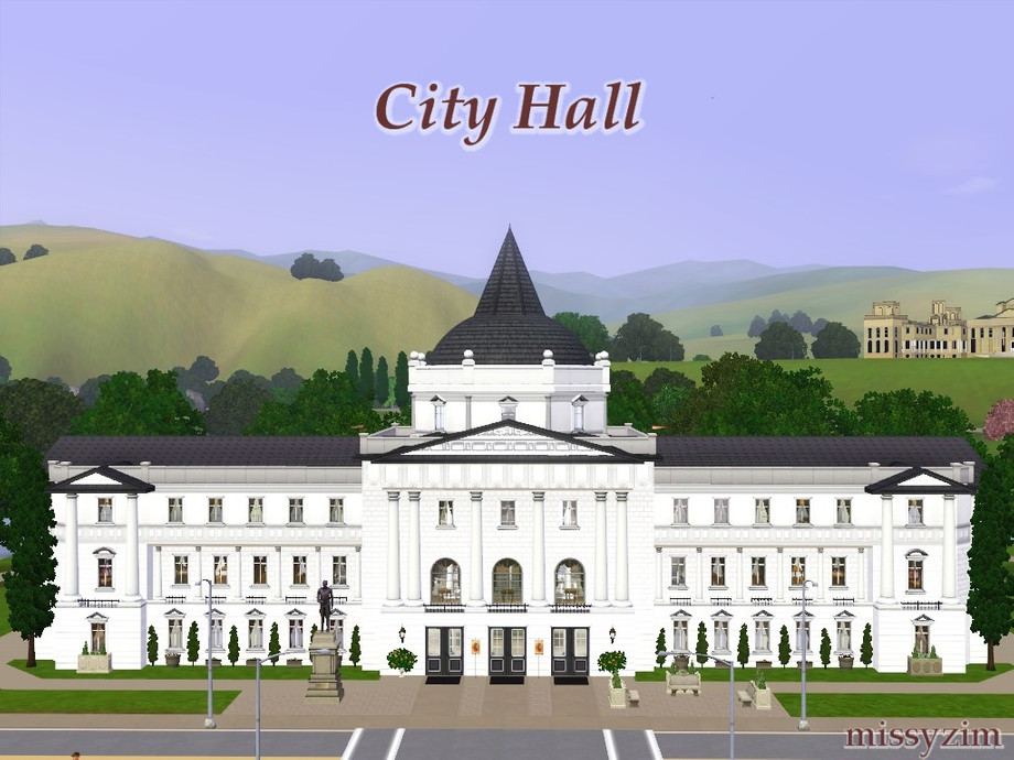 3 city hall. SIMS 2 City Hall. City Hall SIMS 4. Ратуша симс 3. Симс 3 Холл.