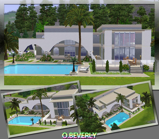 Sims 3 — BHLV2-The Montebello  by coolestpcdfan — Beverly Hills Luxury Villa Series by O.Beverly Version 2 Living
