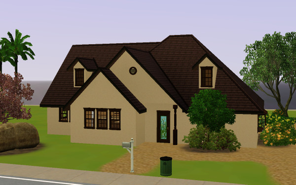 Sims 3 — The Bourne by crdsoccerdude94 — PARTIALLY FURNISHED. This lovely cape styled house includes 4 bedrooms, first