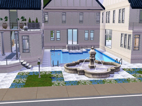 Sims 3 — Alabaster Azul by jennymarie — This luxurious beach house offers breathtaking views of the ocean from multiple
