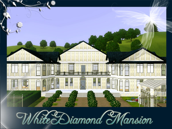 Sims 3 — White Diamond Mansion by TSR Archive — White Diamond Mansion